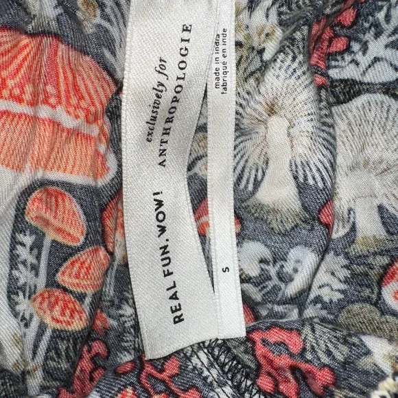 Anthropologie woodland mushroom print - Picture 6 of 16